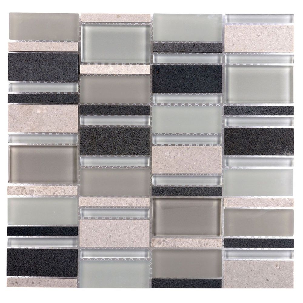 Foundation Cinder Mosaic 300x300mm