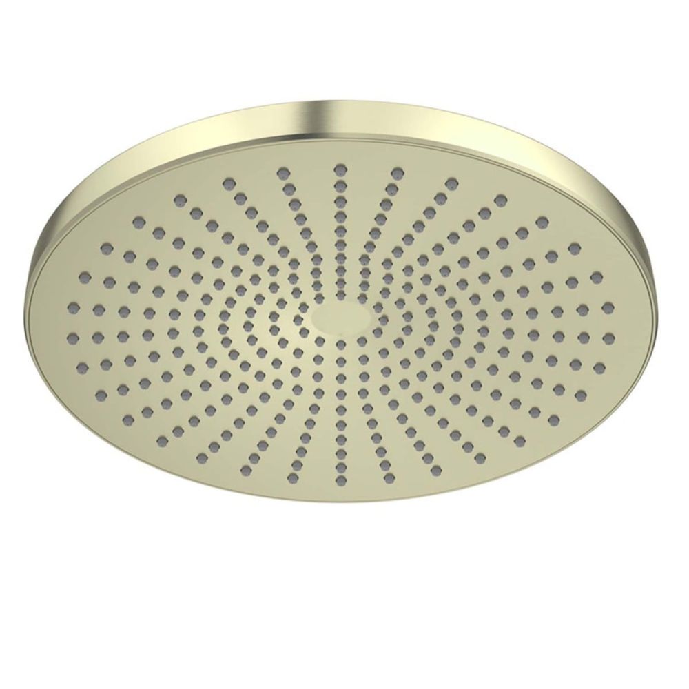 Moray Champagne Gold Round Shower Head 250mm