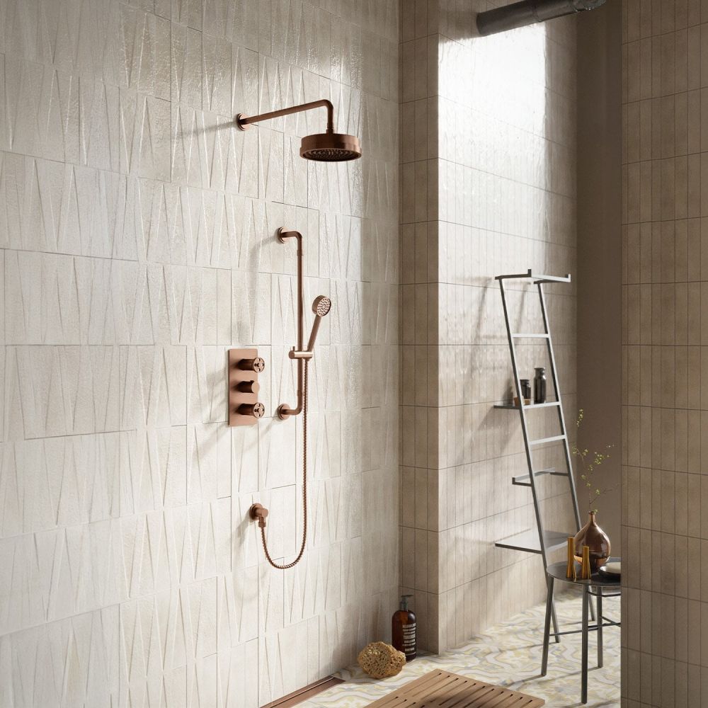 Urban Brushed Bronze Concealed Valve Shower Pack