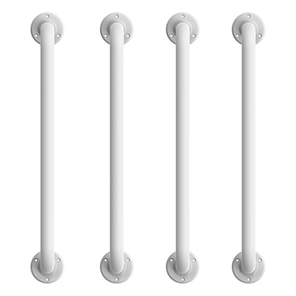 Complete Doc M Accessible Toilet and Basin Pack with White Grab Rails