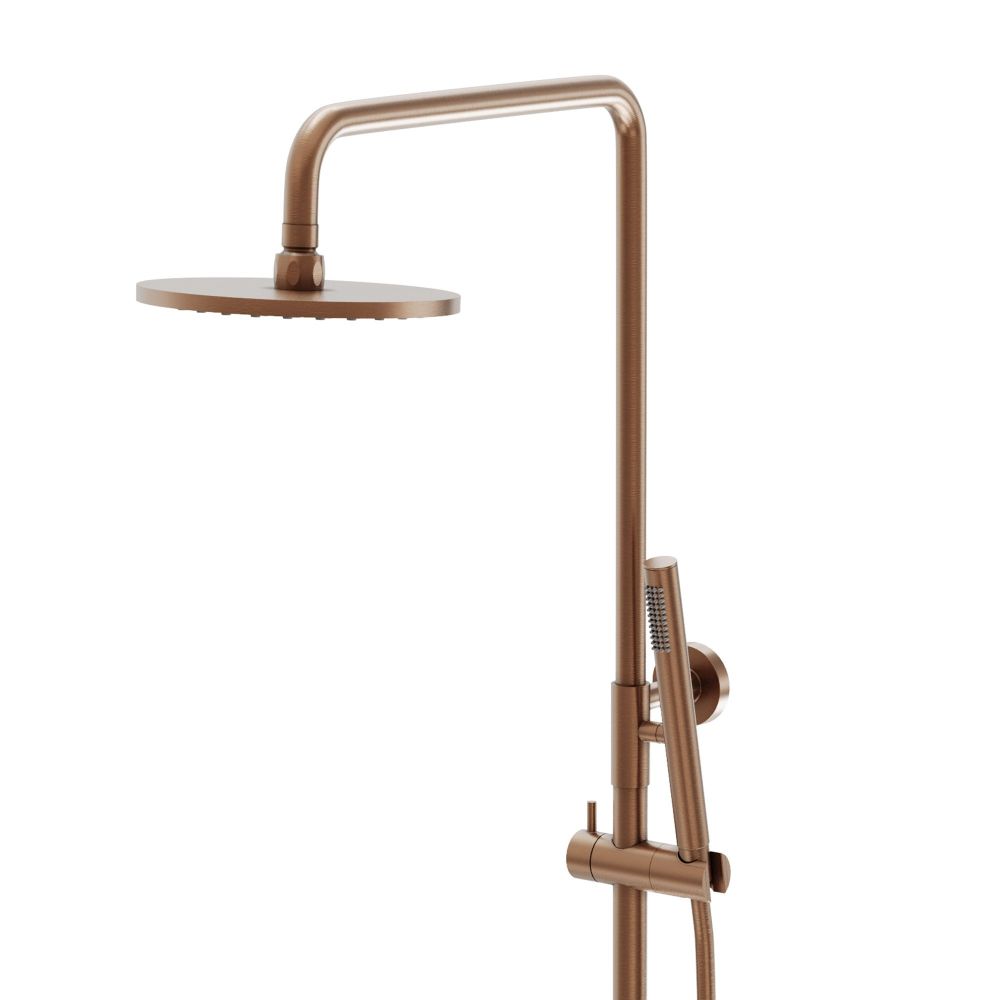 Elora Brushed Bronze Fixed Shower Head
