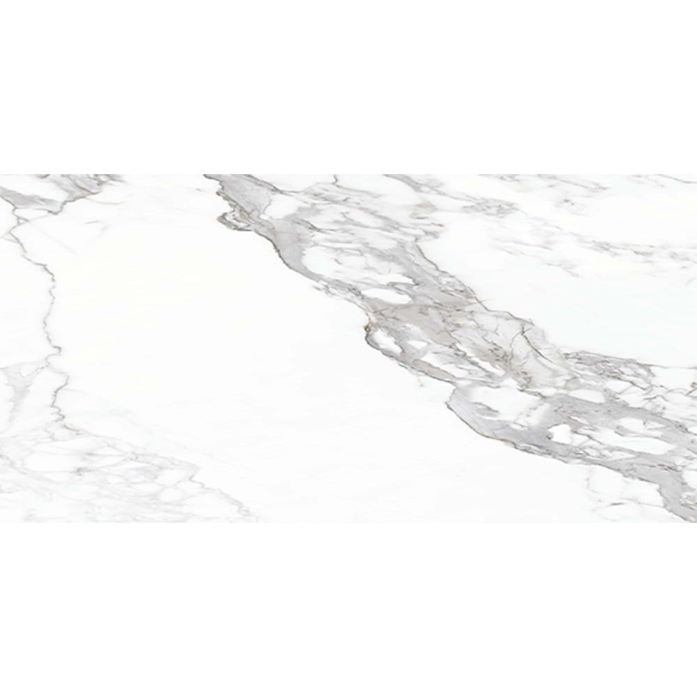 Infinite White Gloss Porcelain Tile 300x600mm