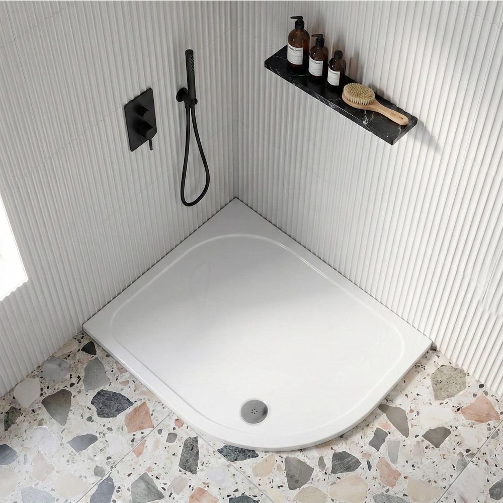 Low Profile Right Hand Offset Quadrant Shower Tray 1000x900mm
