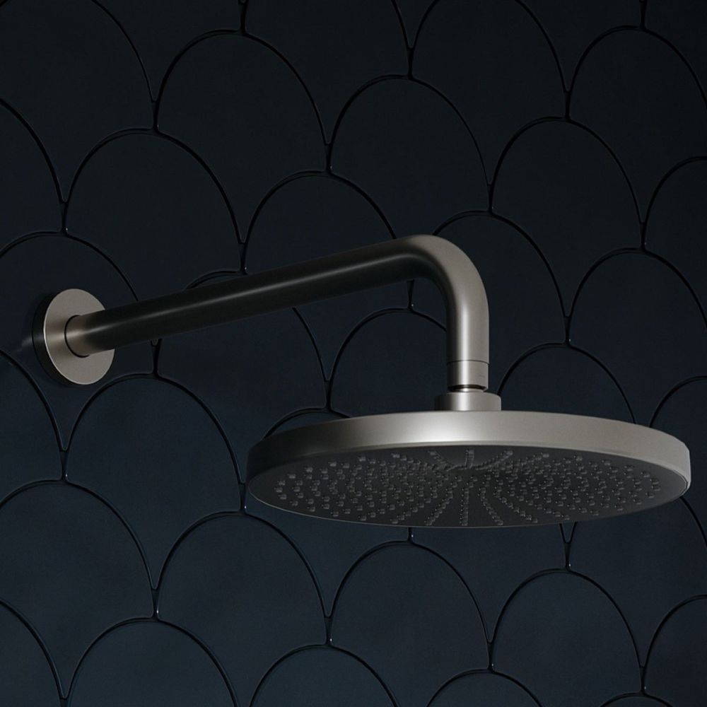 Moray Nickel Round Shower Arm