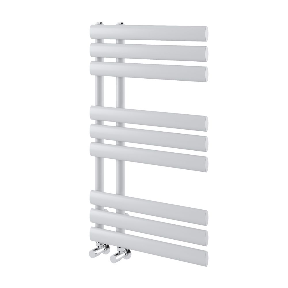 Rayner White Designer Heated Towel Rail 820x500mm