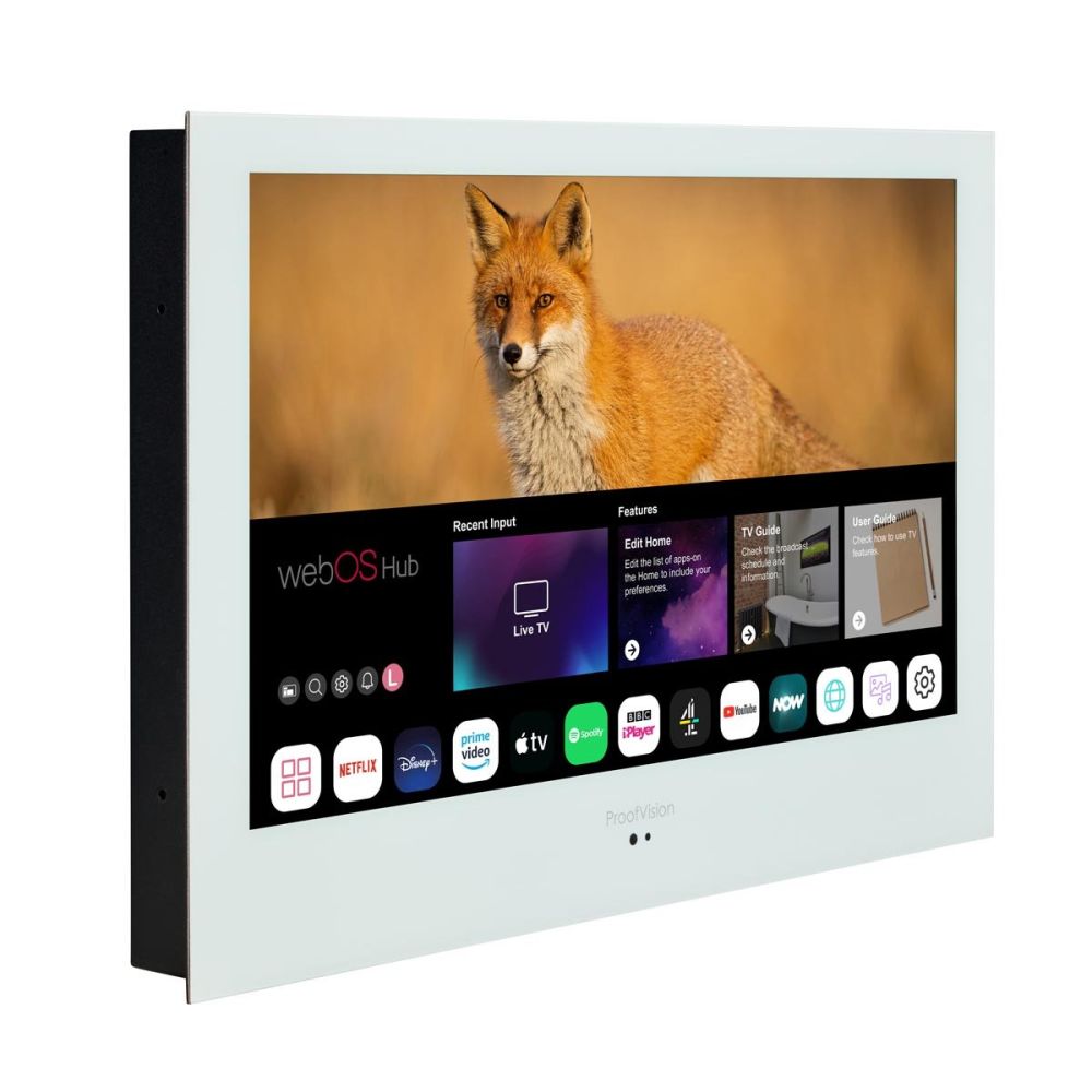 ProofVision White 43" Waterproof Smart Bathroom TV - PVB43WW