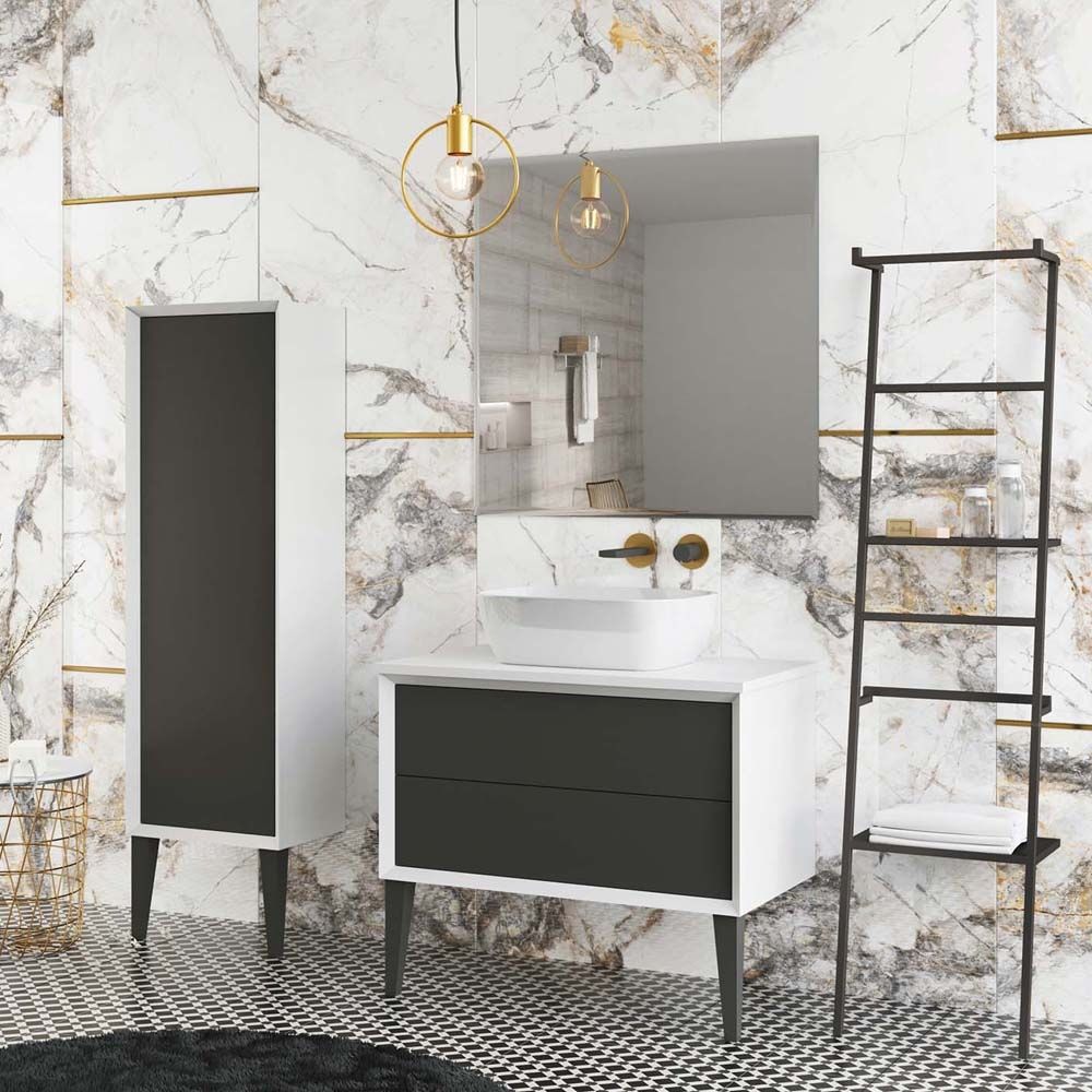 Mason 850mm Floor Standing Vanity Unit