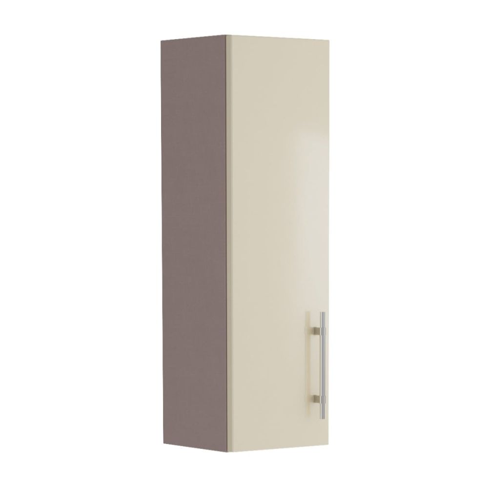 Surrey Mussel Gloss Single Door Fitted Furniture Cabinet 200mm