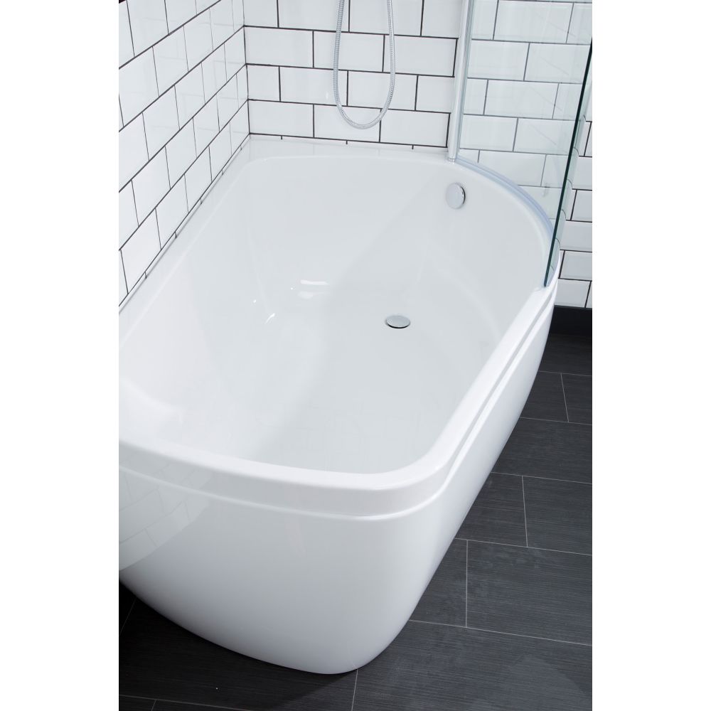 Carron Profile Shower Bath Right Hand Curved Bath Panel