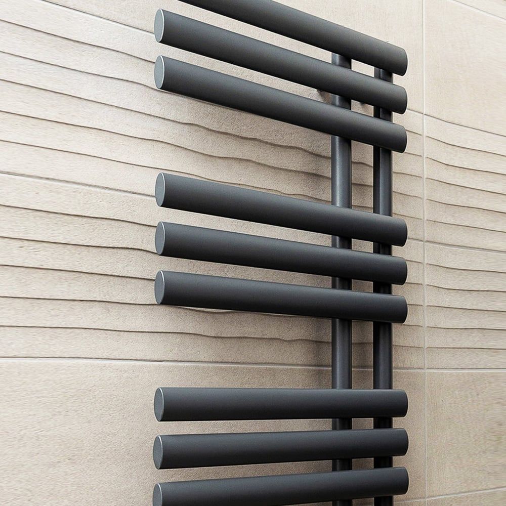 Rayner Grey Designer Heated Towel Rail 820x500mm