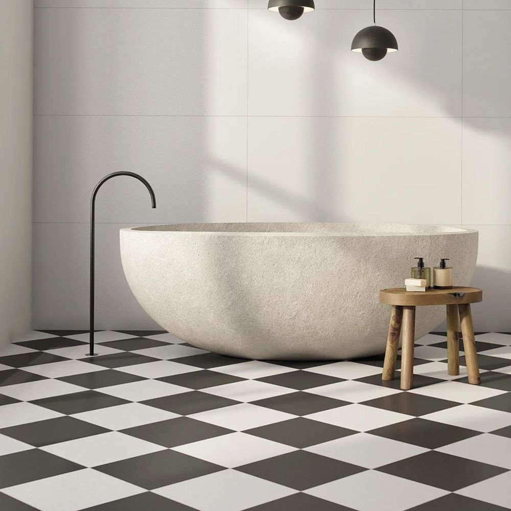 Regal Matt Black Porcelain Tile 300x300mm