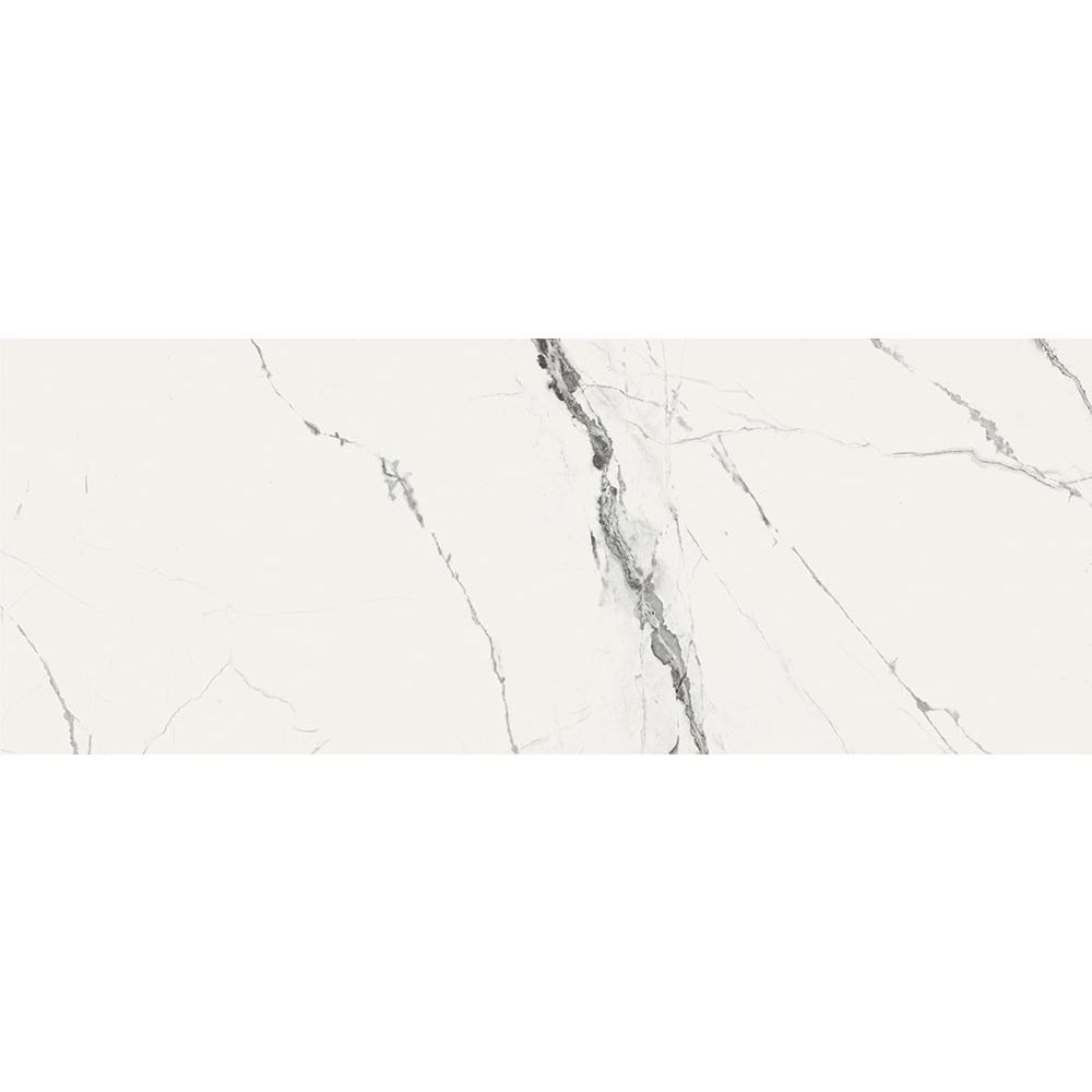 Glacier White Marble Gloss Porcelain Tile 450x1200mm