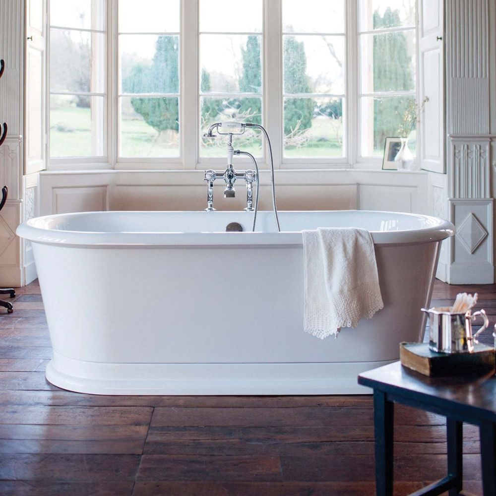 Burlington London Round Soaking Bath Tub Bathroom