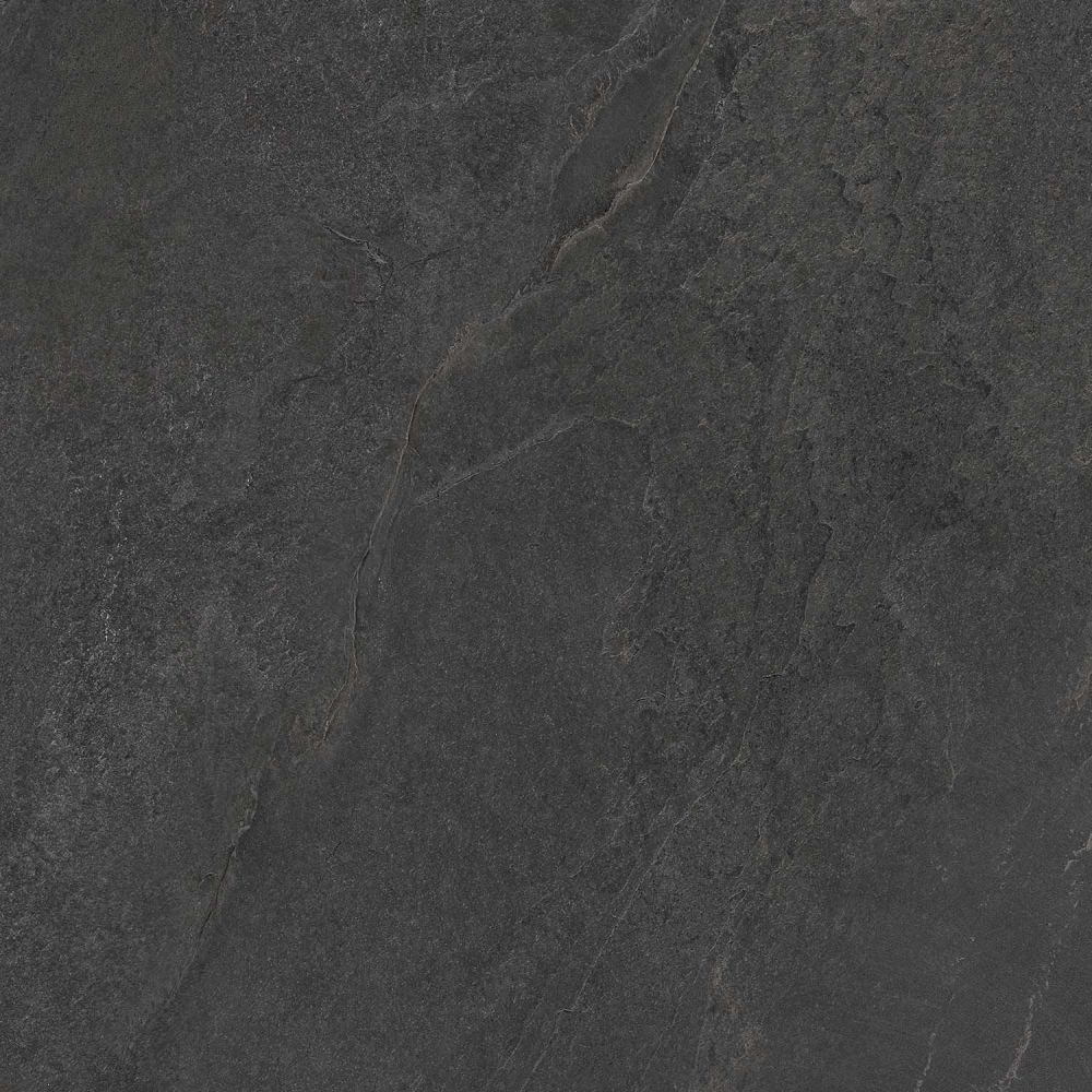 Angelo Black Stone Effect Porcelain Tile 598x598mm