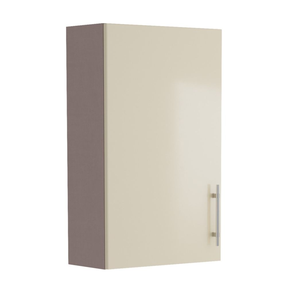 Surrey Mussel Gloss Single Door Fitted Furniture Cabinet 400mm