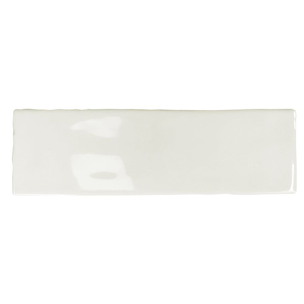 Borneo Soft White Gloss Porcelain Tile 65x200mm
