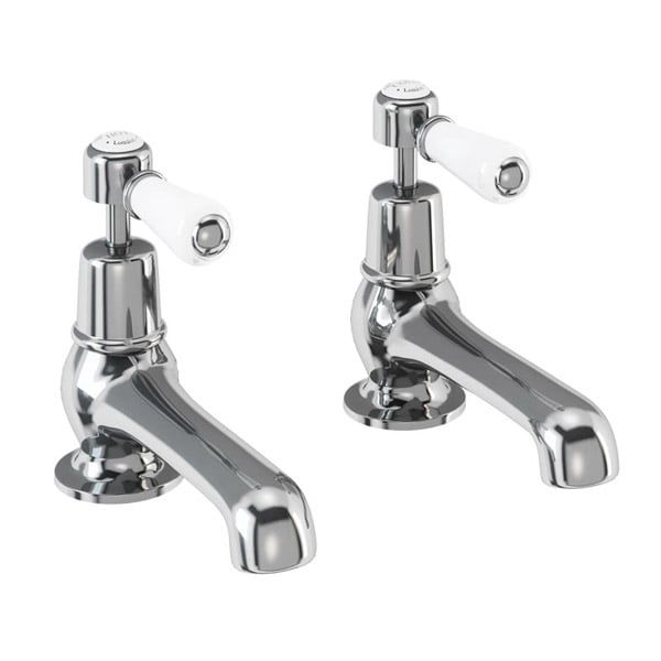 Burlington Kensington Chrome Bath Tap Pair
