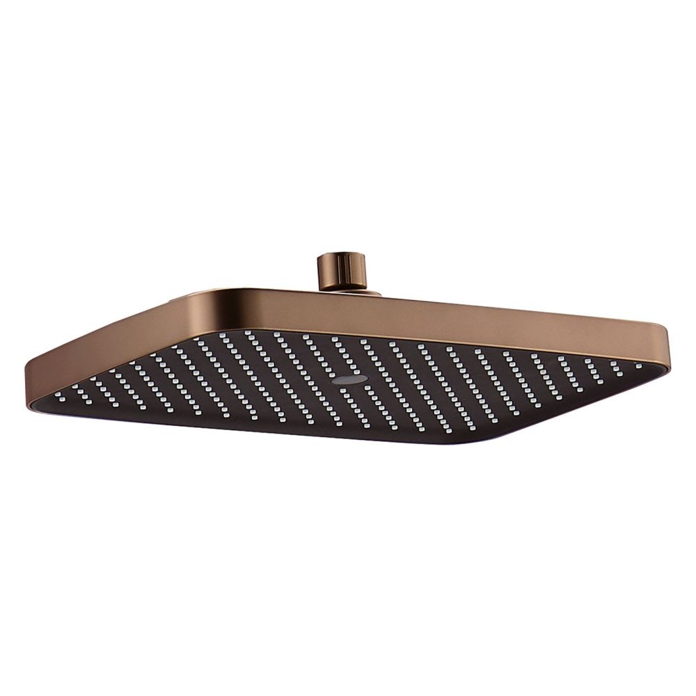Flint Brushed Bronze Square Shower Head