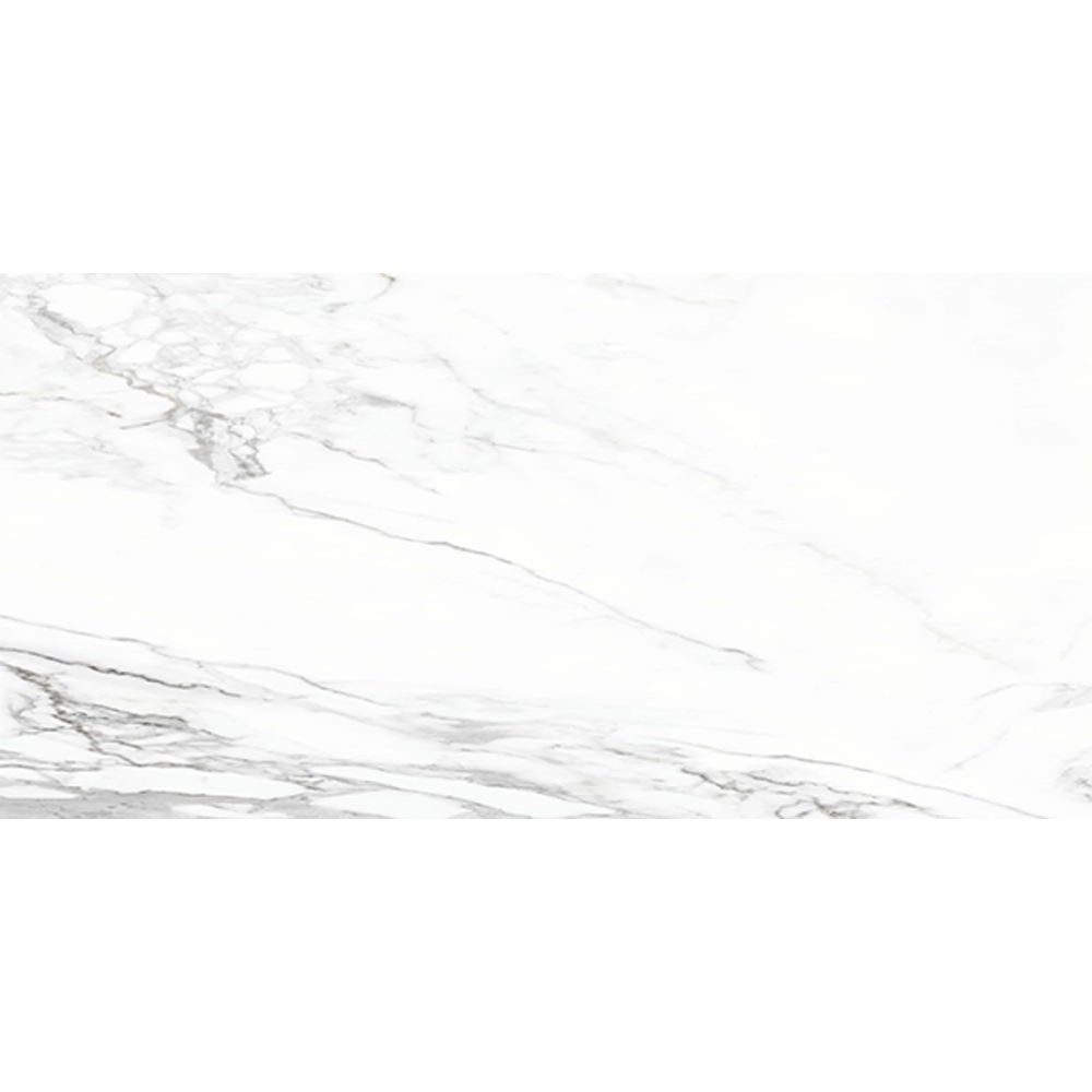 Infinite White Gloss Porcelain Tile 300x600mm