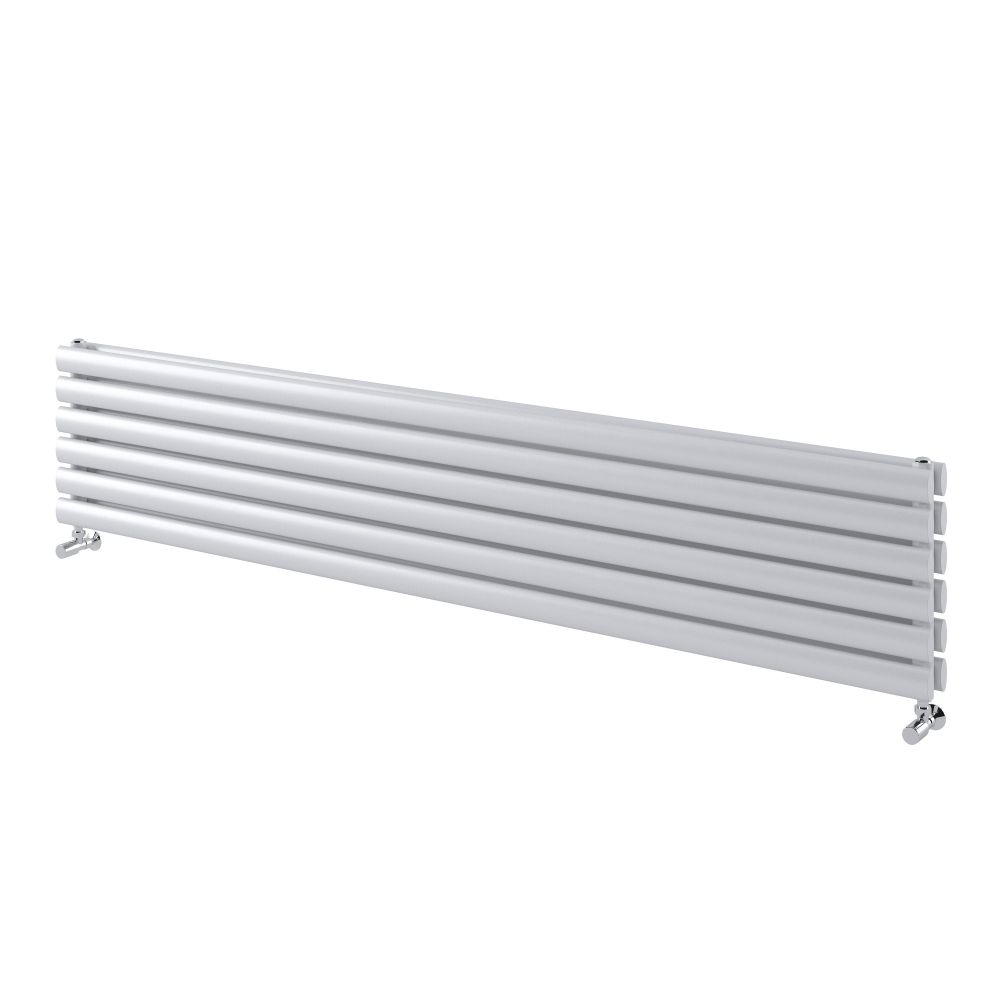 Islington White Double Horizontal Radiator - 472x1200mm