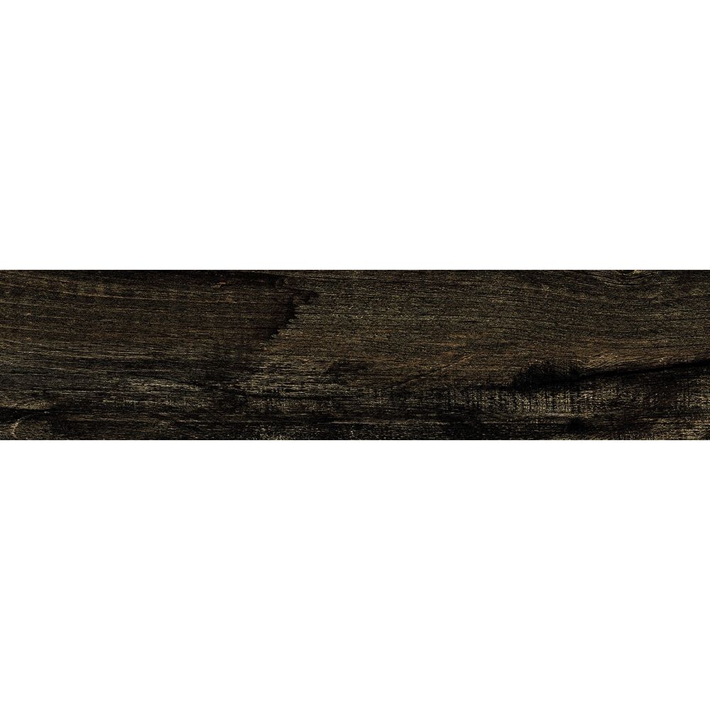 Myst Nightfall Gloss Wood Effect Porcelain Tile 235x980mm