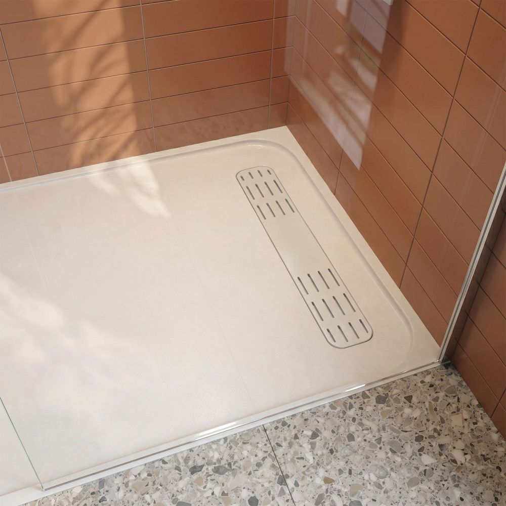 Linearity White Shower Tray Waste 900mm