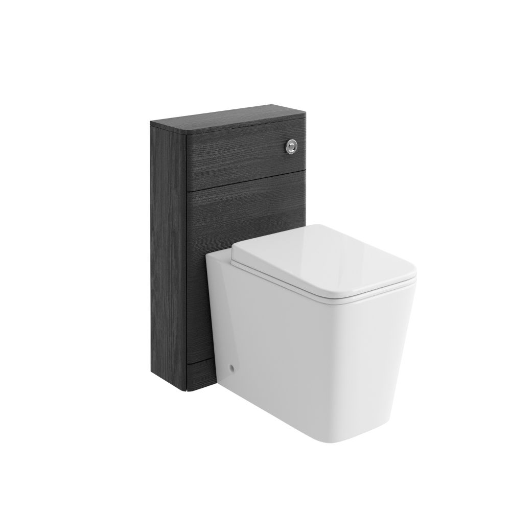 Esk WC Unit in Textured Black