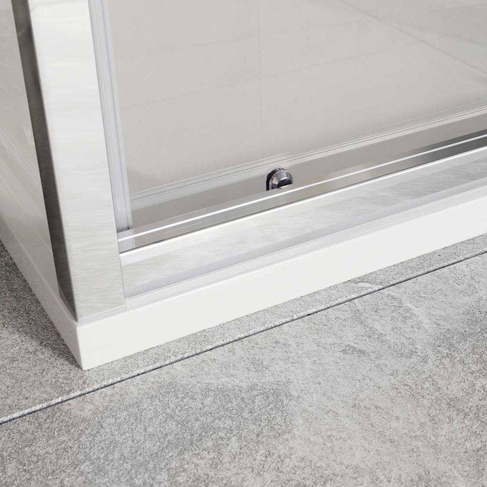 Fabio Chrome Sliding Shower Door