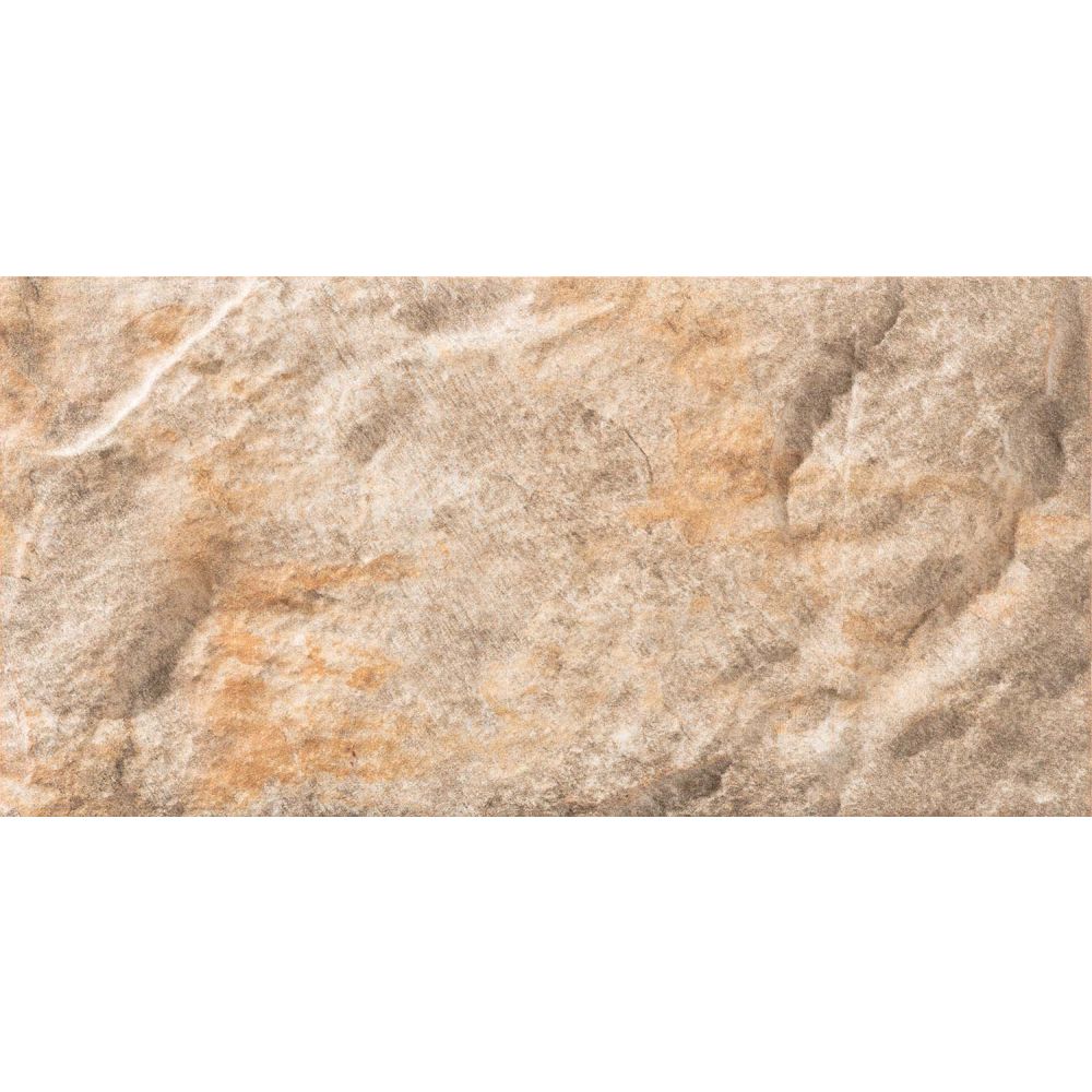 Oakland Beige Textured Porcelain Tile 250x125mm