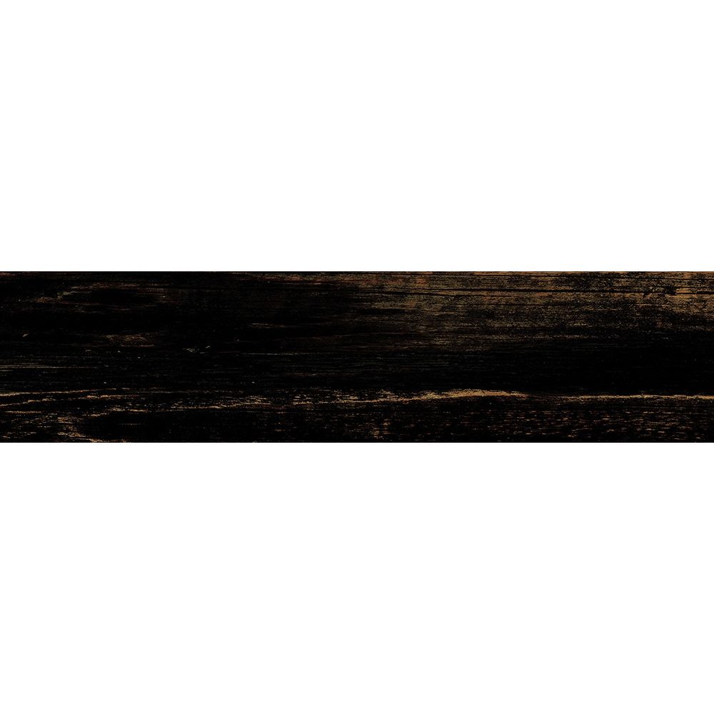 Myst Nightfall Gloss Wood Effect Porcelain Tile 235x980mm