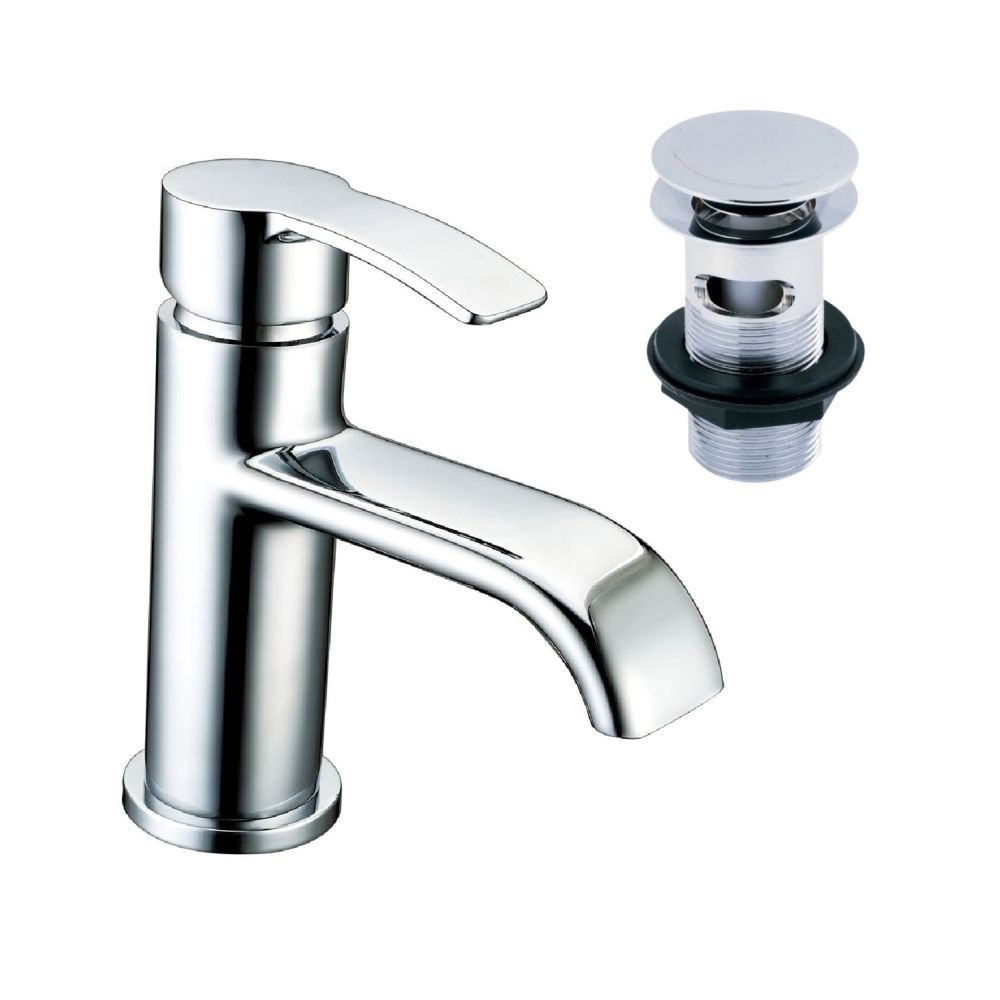 Harlow Chrome Basin Mixer Tap & Waste