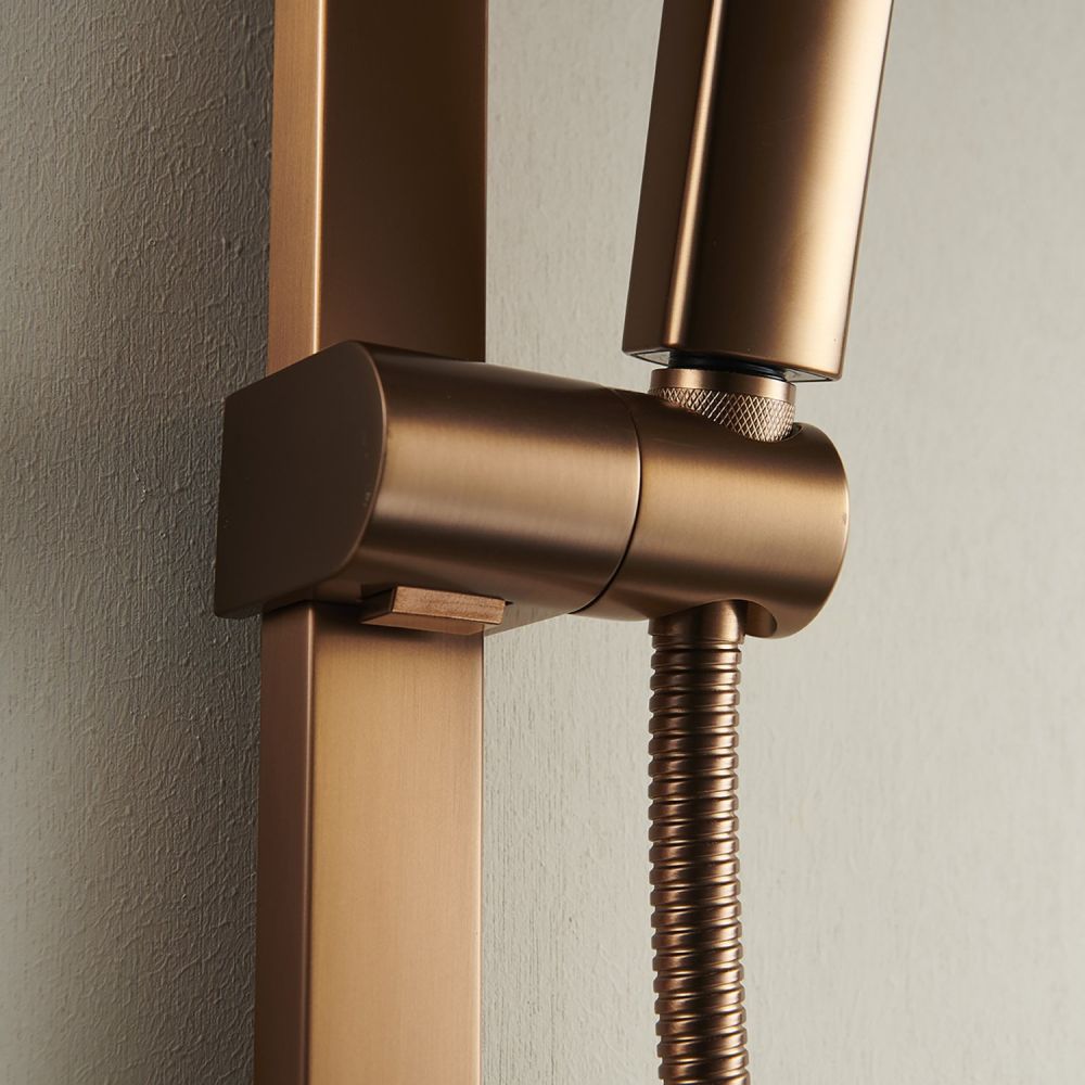 Flint Brushed Bronze Thermostatic Shower Pack