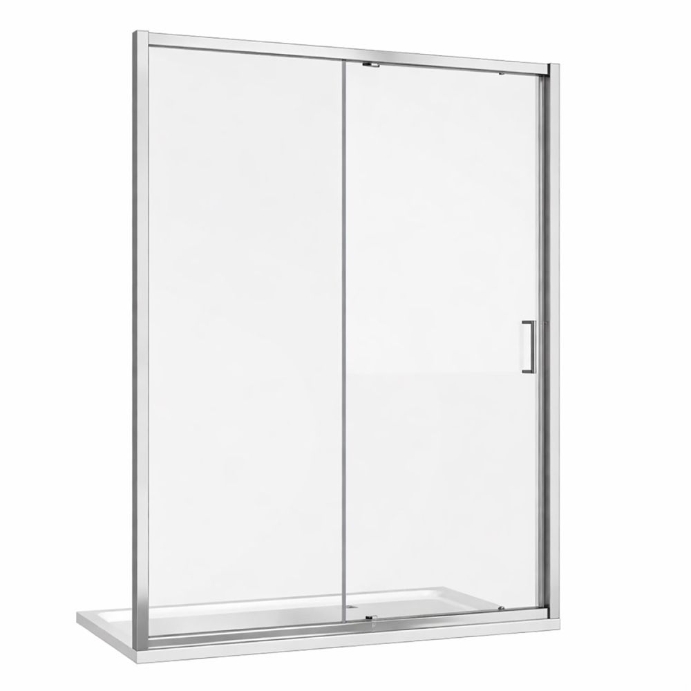 Fabio Chrome Sliding Shower Door