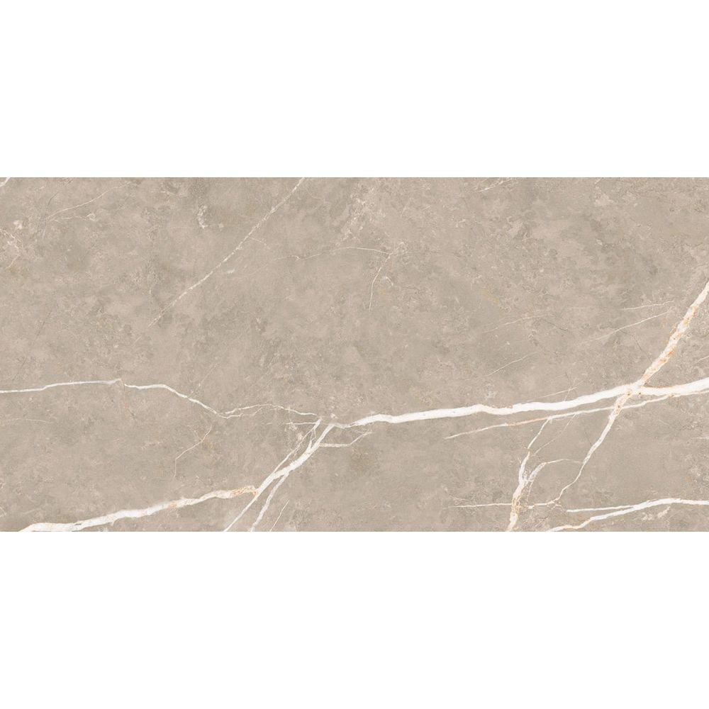 Enigma Greige Polished Porcelain Tile - 1200x600mm