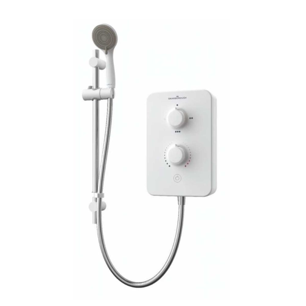 Aqualisa Gainsborough Polar White Slim Duo Electric Shower 9.5kW