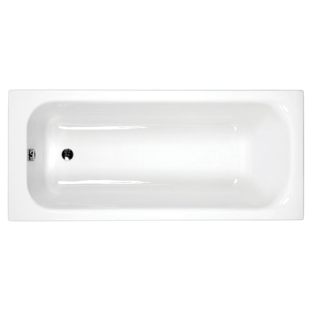 Carron Britannia Single Ended Carronite Bath - 1800x800mm