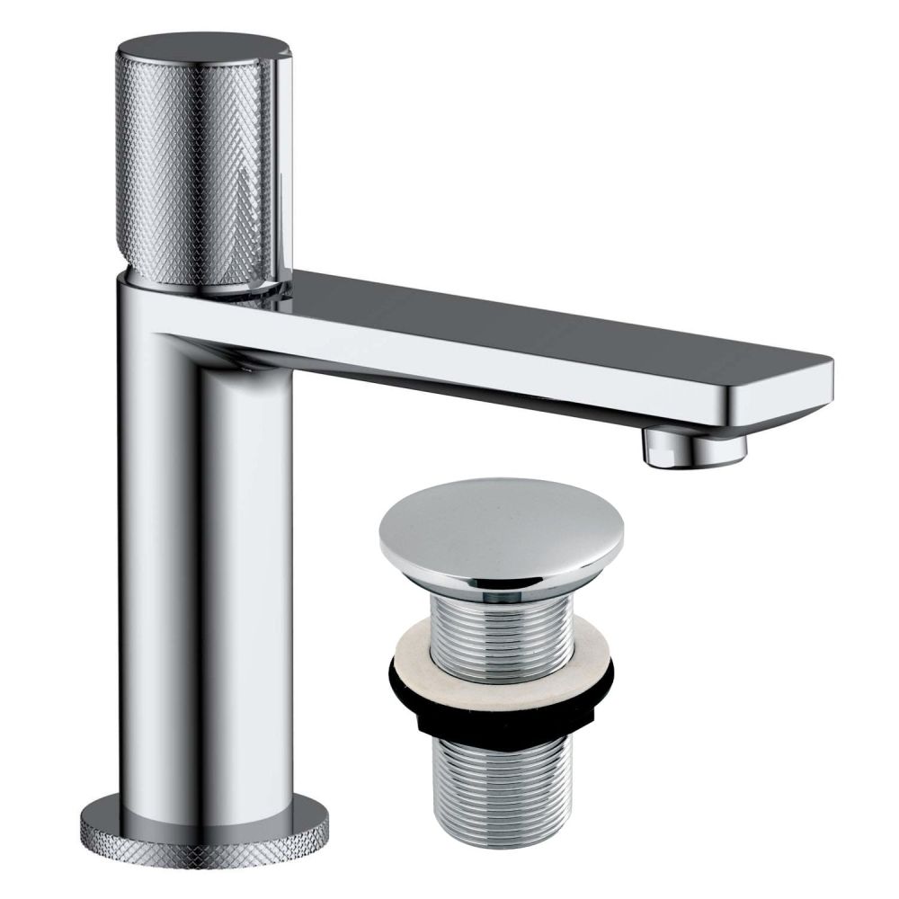 Coach Chrome Basin Mixer Tap & Waste