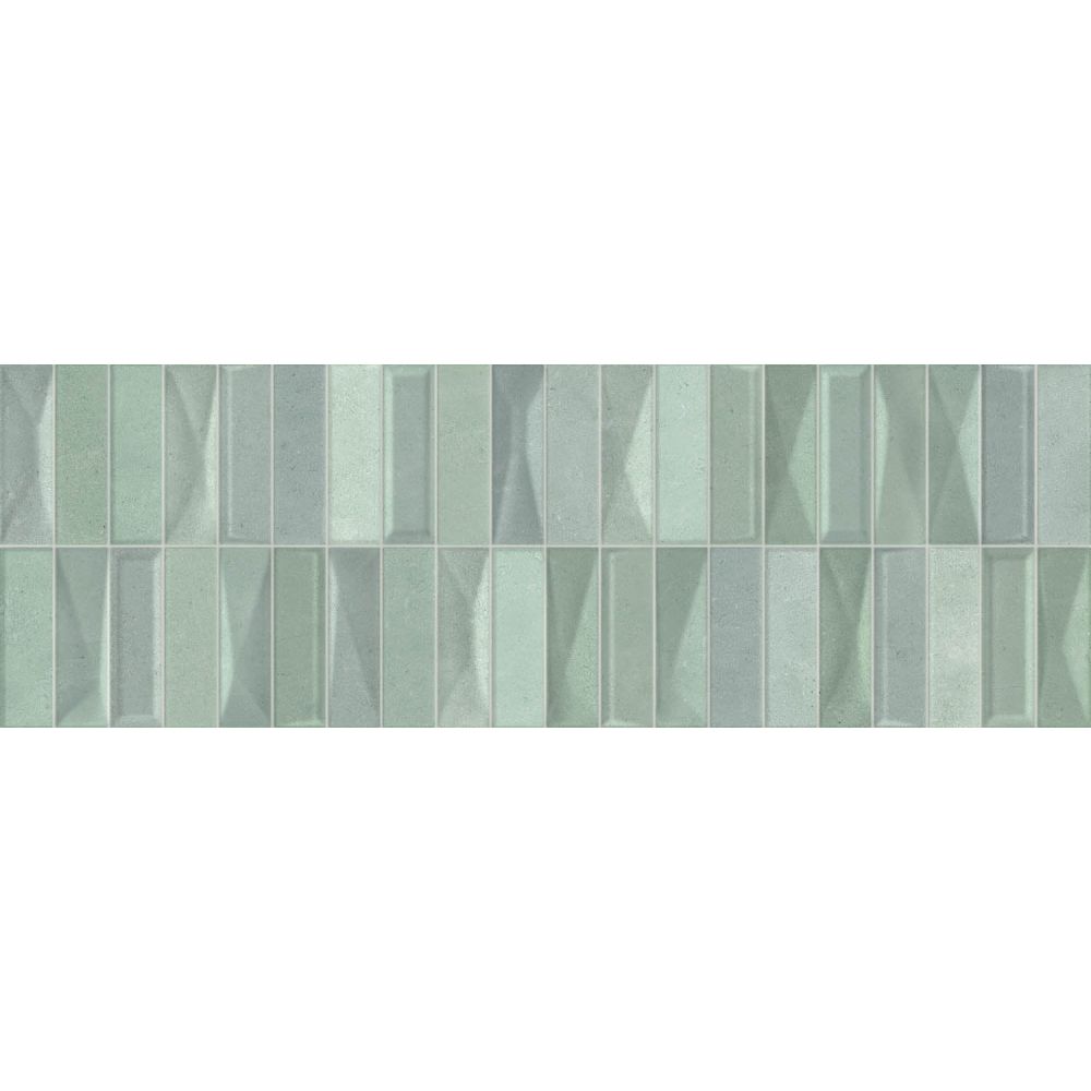 Passetto Green Decor Gloss Ceramic Tile 600x200mm