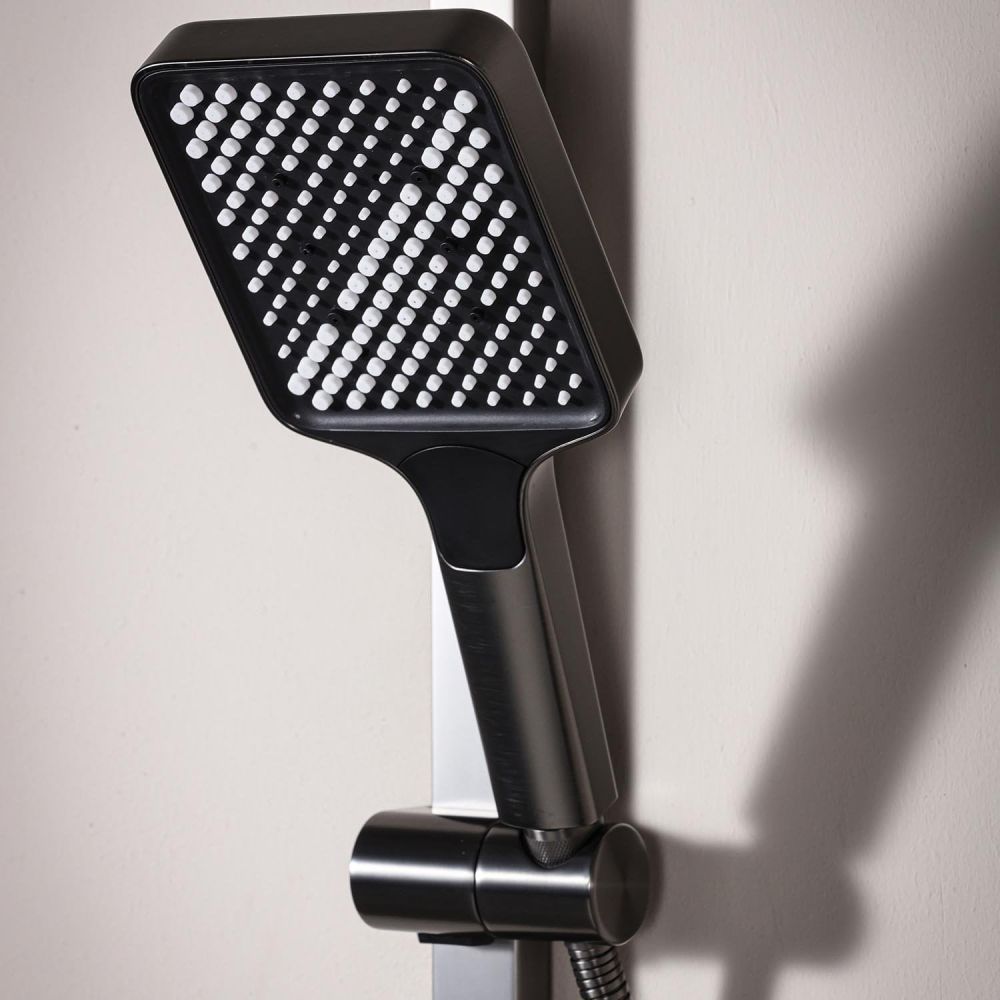 Flint Gunmetal Thermostatic Shower Pack
