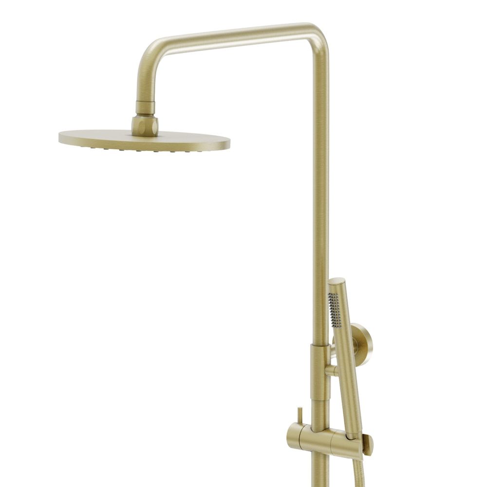 Elora Brushed Gold Fixed Shower Head