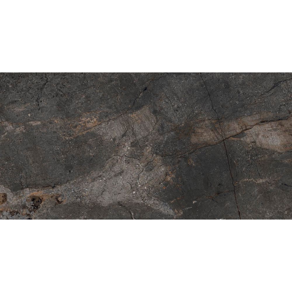 Zoltan Graphite Stone Effect Matt Porcelain Tile 600x1200mm