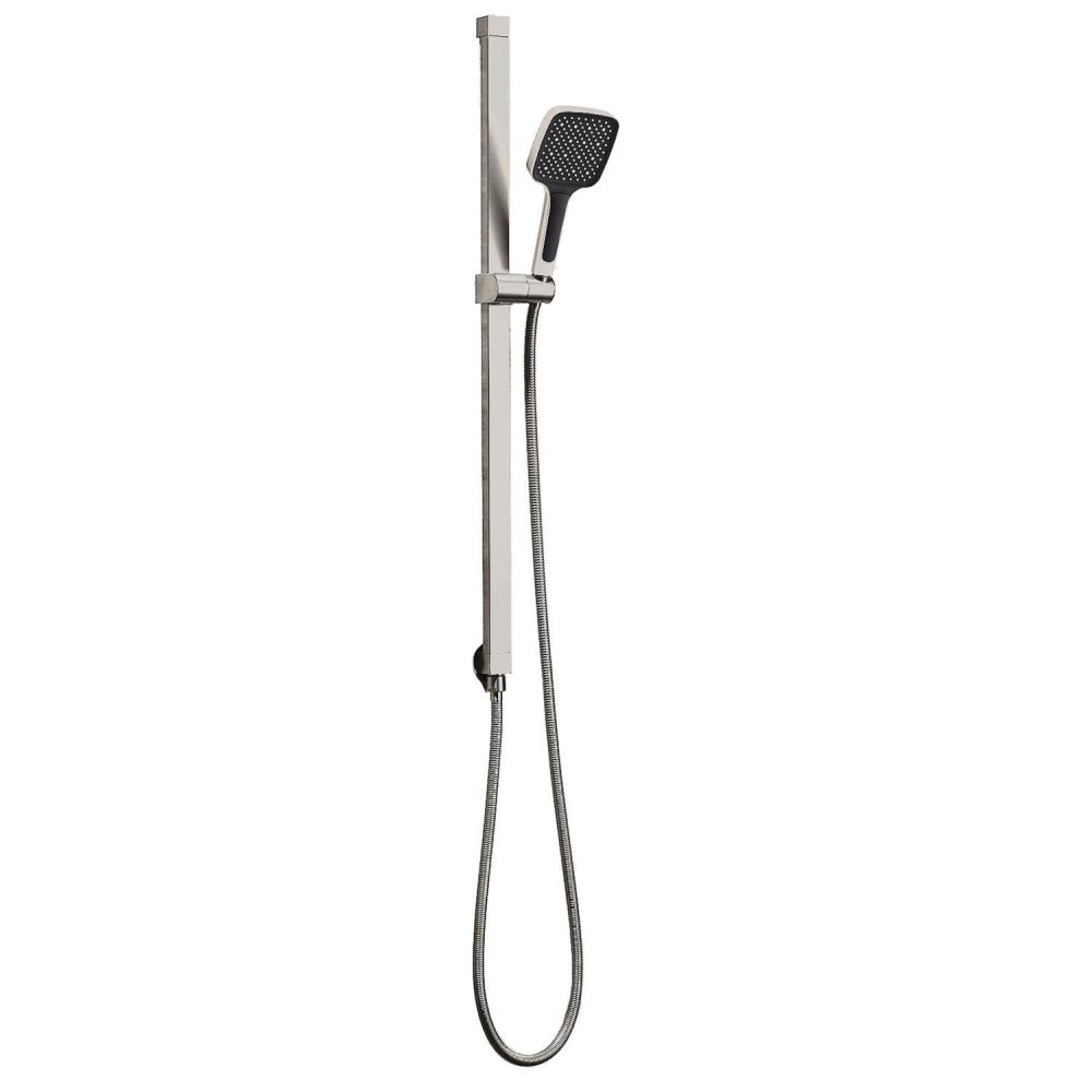 Flint Brushed Nickel Square Shower Slide Rail Kit