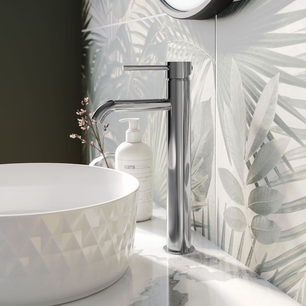 Elora Chrome Tall Basin Mixer Tap