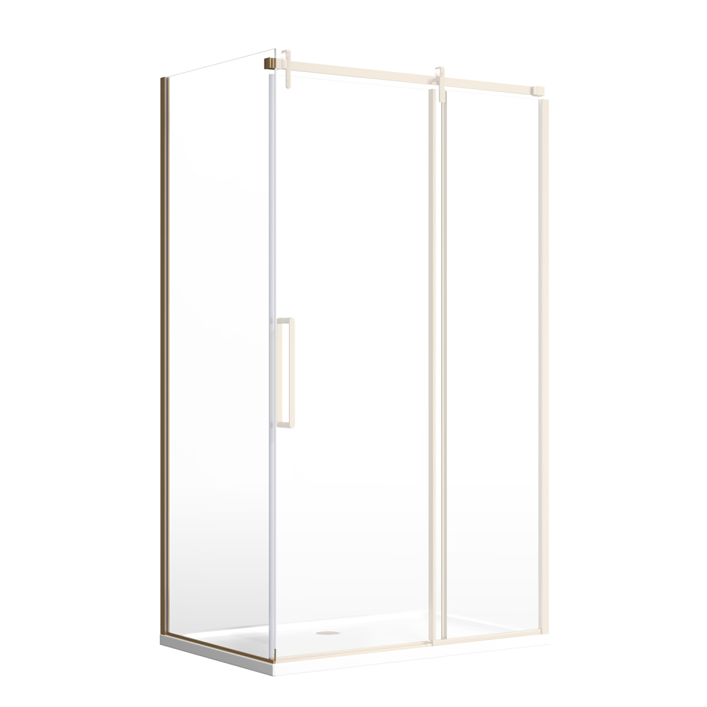 Ryland Brushed Gold Shower Side Panel