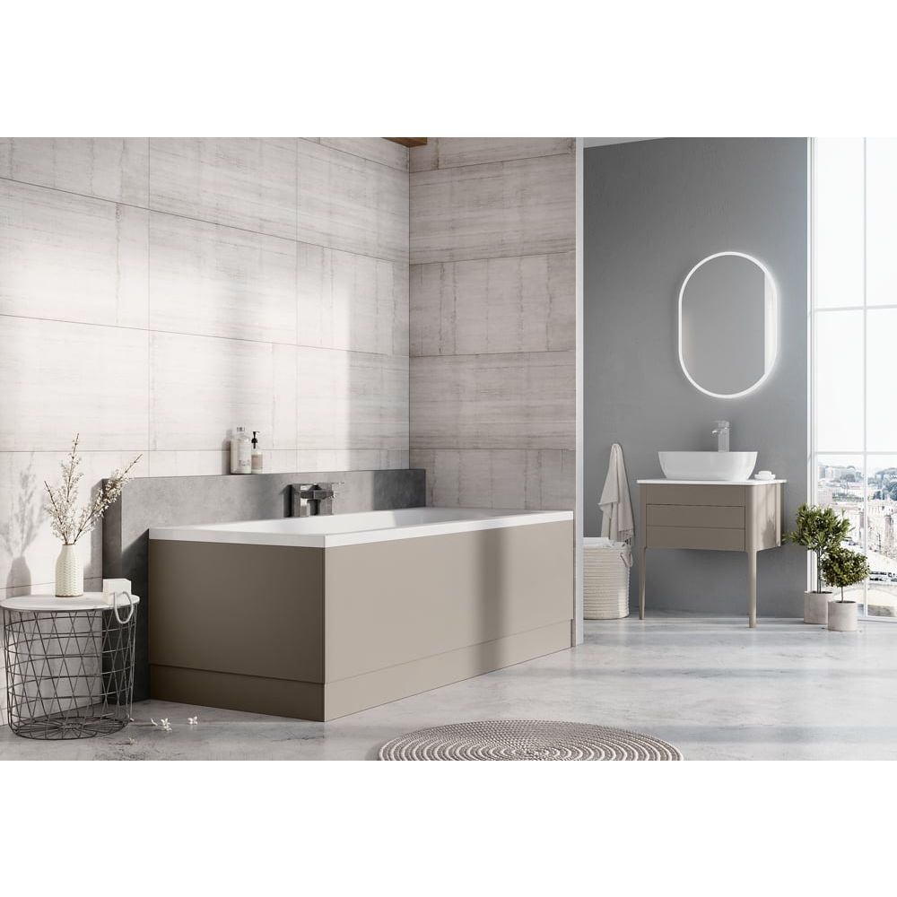 French Grey Front Bath Panel 1800mm