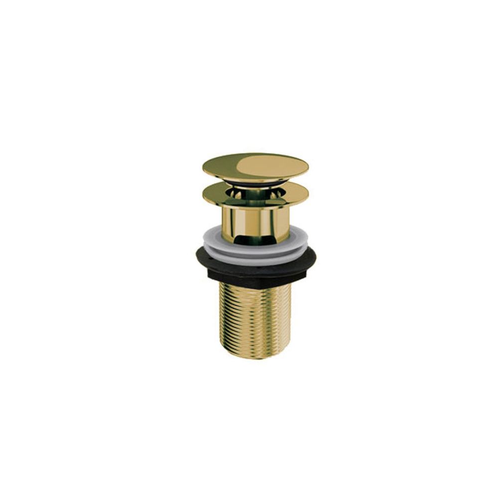 Burlington Gold Click-Clack Slotted Basin Waste