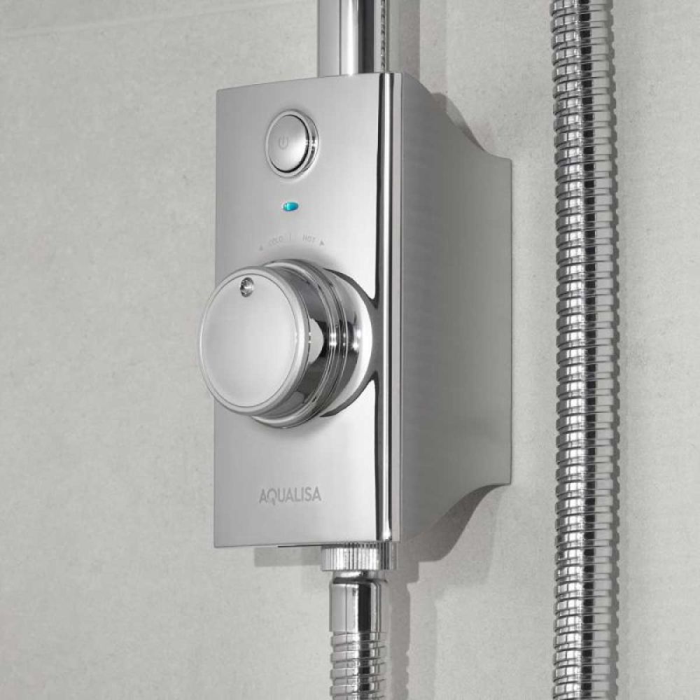 Aqualisa Zorin Smart Digital Shower Exposed with Adjustable Head HP/Combi