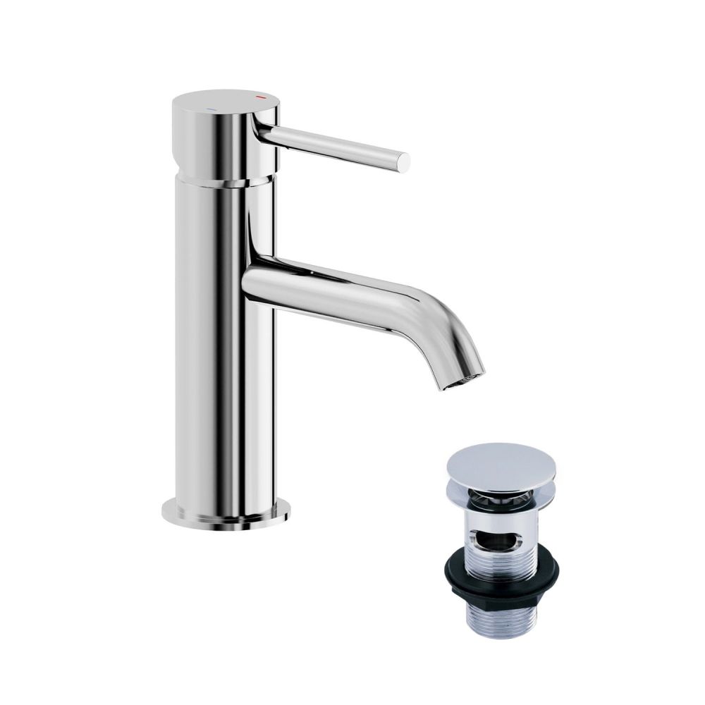 Elora Chrome Basin Mixer Tap & Waste