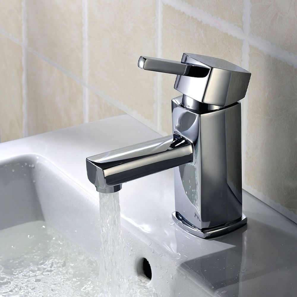 Chrome Extended Tall Basin Mixer Tap