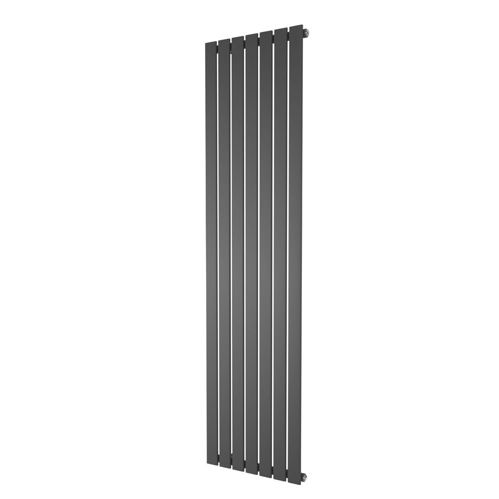 Perth Grey Single Vertical Flat Panel Radiator 1800x475mm